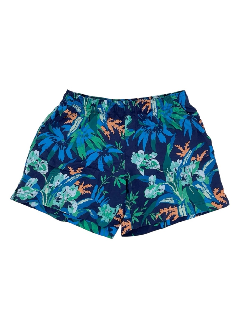 Columbia Walnut River Printed Short Size XS Nocturnal Magnolia Tropical Multi 5"